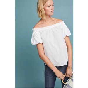 Maeve Anthropologie NWT Sojourner Off-The-Shoulder Top size 10
